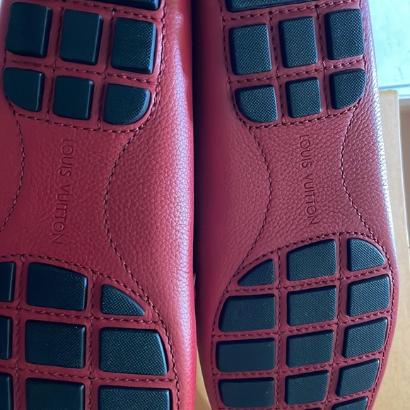 Brand New Louis Vuitton Men’s Red Loafers Size US9 - Picture 5 of 6
